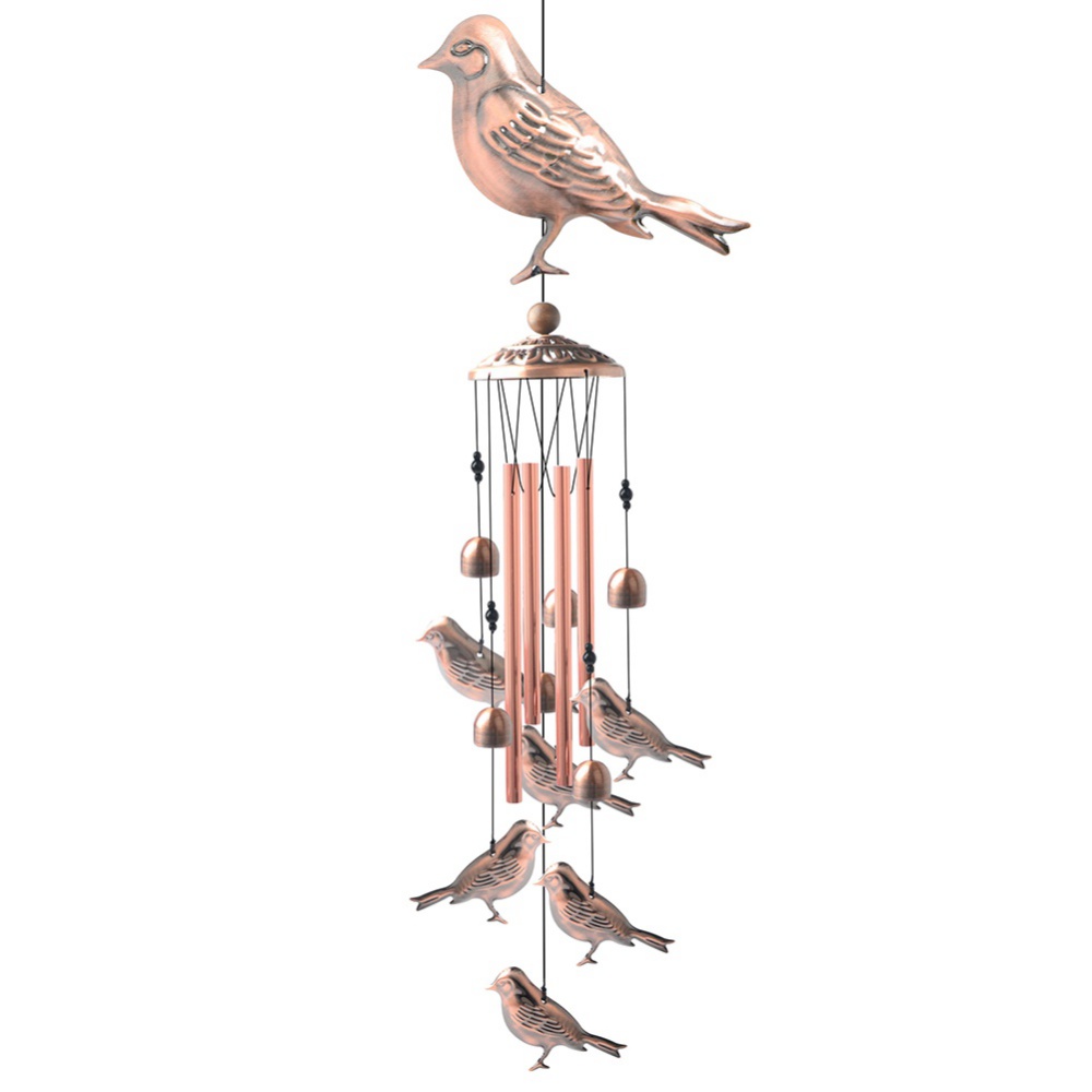 Outdoor Birds Wind Chimes Decoration, Gift for Mom, Birds Wind Bell
