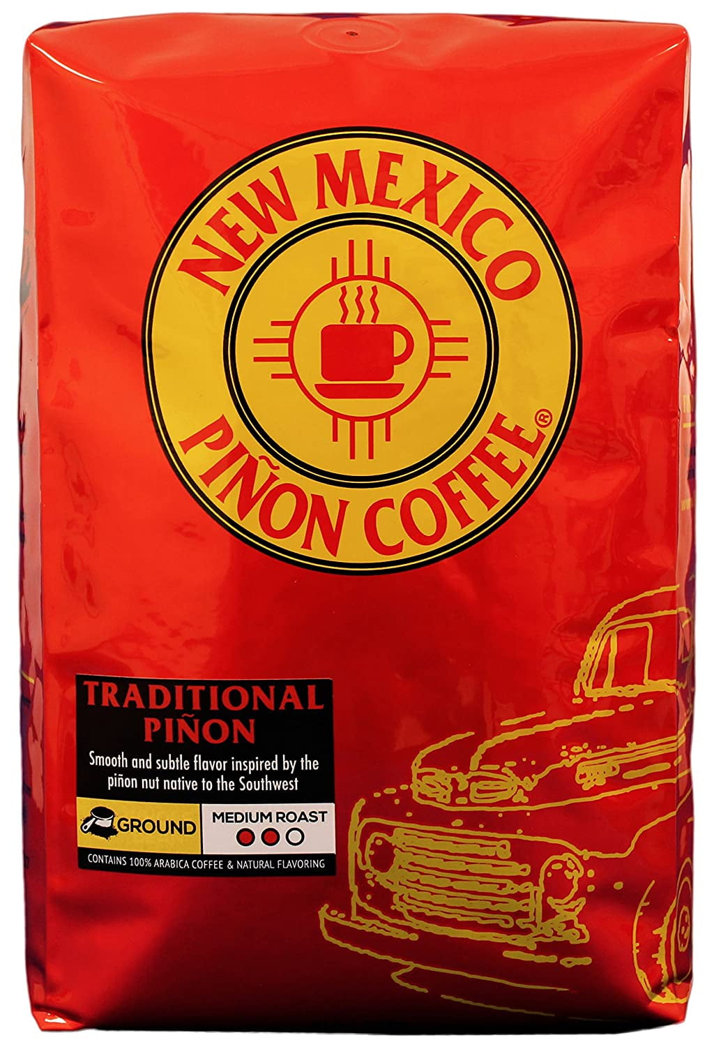 New Mexico Pi on Coffee Naturally Flavored Coffee Traditional Pi on Ground 2 Pound Walmart