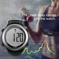 thumbnail image 6 of Heart Rate Monitor Watch with Chest Strap, Exercise Heart Rate Monitor, Sports Watch with HRM, Waterproof, Stopwatch, Hourly Chime T007, 6 of 9