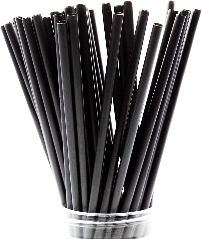 Black & White Twisted Glass Straws – Fredericks and Mae
