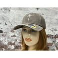 thumbnail image 6 of embroidered three nails cross baseball hats for women & men, 6 of 6