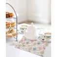 thumbnail image 4 of Easter Bunny Kitchen Dish Towels for Drying Dishes Set of 3, Colorful Eggs Spring Leaves Daisy Flowers Waffle Weave Microfiber Hand Tea Bathroom Towels Quick Dry & Absorbent Towel 12x12, 4 of 7