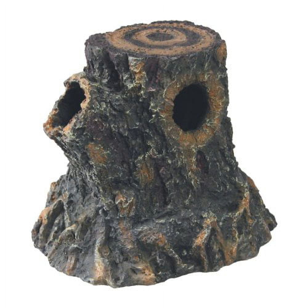 Zilla Reptile Habitat Dã©Cor Hideouts Stump Den Small (Pack of 1)