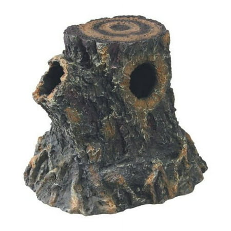 UPC: 0096316685017 | Zilla Reptile Habitat Dã©Cor Hideouts Stump Den Small (Pack of 1)