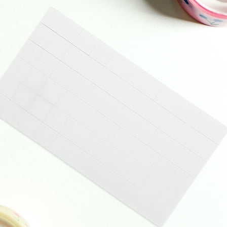 FOMIYES White Foam Squares with Double Sided Adhesive for DIY Crafts and Decoration Lightweight Stable and 8 Sheets