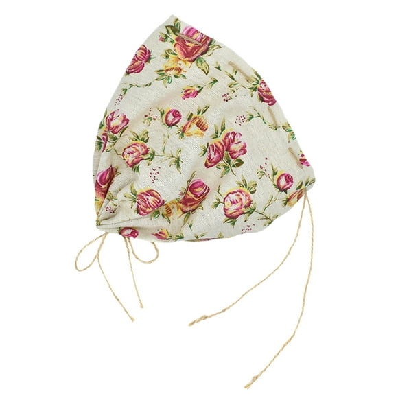 Gorro de encaje floral para bebé recién nacido, accesorio fotográfico Rosa