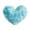 Sky Blue, variant on CuiLiyq Fluffy Heart Pillow, Valentines Day Decor Faux Fur Throw Pillow, Plush Shaggy Heart Shape for Bed Couch Sofa Decoration, 15.7" x 11.8", Sky Blue