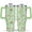 Light-green-1, variant on 40oz Tumbler with Handle & Straw, Stainless Steel Insulated Cup, Leak Proof Travel Mug, Keeps Drinks Hot/Cold,Coffee Cup, Gifts for Women Men