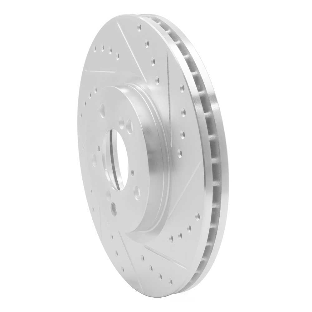 Dynamic Friction Company 631-59051R DFC Brake Rotor - Drilled And Slotted - Silver