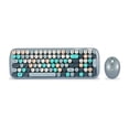 thumbnail image 1 of Kit de Teclado y Mouse Inalámbrico Redlemon Diseño Retro Vintage USB, 1 of 8