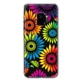 thumbnail image 1 of MUNDAZE Samsung Galaxy S9 Neon Rainbow Glow Sunflowers Colorful Floral Pink Purple Double Layer Phone Case Cover, 1 of 5