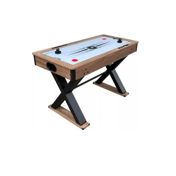 Wood Designs Vintage Style Slide Air Hockey Table Set, Multicolor