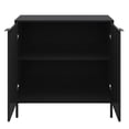 thumbnail image 5 of Nexera Slim 2-Door Storage Cabinet, Black, 5 of 9