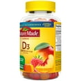 Nature Made Vitamin D3 2000 IU (50 mcg) Per Serving Gummies, Dietary ...