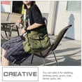 thumbnail image 5 of Bolso bandolera de lona de gran capacidad para mujer., 5 of 5