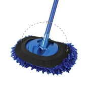 Auto Drive Microfiber Mop with Telescoping Aluminum Handle, Chenille Cover