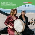 thumbnail image 2 of OULII 1 Ensemble Bol Chantant en Bois Maillet Chantant Marron Caoutchouc Production Musicale, 2 of 8