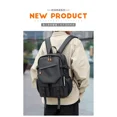 thumbnail image 3 of Nylon Zipper Solid Color Large Capacity USB New Backpack Leisure Travel Outdoor Academy Wind Backpack Waterproof Wear-resistant, 3 of 9