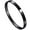 Black, variant on Stainless Steel Classical Simple Plain Blank Open Clasp Bangle Bracelet