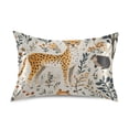 thumbnail image 7 of Yayeee Pillowcase Standard Size Set of 2 Satin Wrinkle Resistant Pillow Case, Animals in A Forest Pattern, 7 of 7