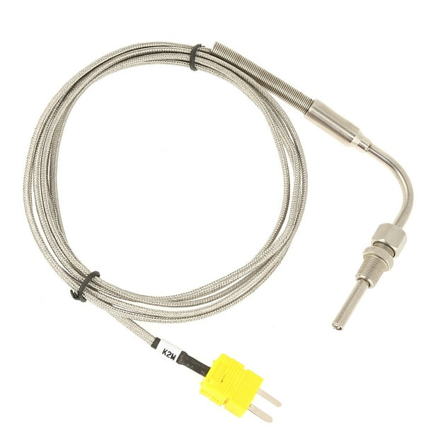 Sensor De Temperatura De Termopar, Termopar EGT De Respuesta Rápida Para Sonda De Temperatura De Gases De Escape Con Conector, Resistencia A Altas Temperaturas, Permite Formar Y