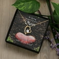 thumbnail image 6 of To Mom Remembrance Message I Miss my Mom Forever Necklace w Message Card, 6 of 20