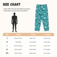 thumbnail image 4 of Lsque Penguins On The Ice In The Sea Print Women's Pajama Pants, Lounge Pant - Comfortable Home Wear,Elastic Waistband, Stylish Design-Large, 4 of 9