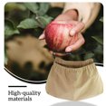thumbnail image 4 of facefd Sac de Cueillette de Fruits Pochette de Récolte Désherbage Grande Capacité Panier de Cueillette Poche Mains Libres Fournitures de Rangement Cadeaux Café, 4 of 5