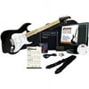 Silvertone SS10 Complete Electric Guitar Package with Instructional Software, Black