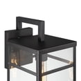 thumbnail image 5 of Robert Stevenson Lighting Blake - Modern Metal and Clear Glass Paneled Wall Mounted Outdoor Light, Black, 5 of 5