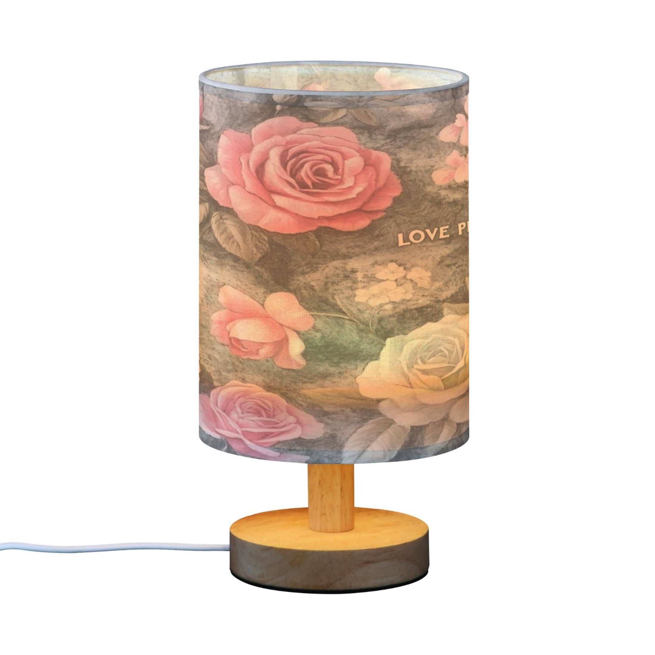 BZSMCE Lamp Modern Oil Rose Pattern Creative Patter Night Light