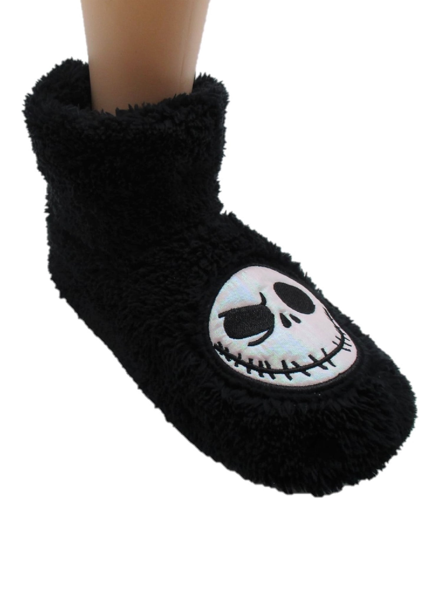 Disney Nightmare Before Christmas Womens Plush Bootie Slipper Socks, Sizes S/M-M/L