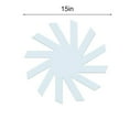 thumbnail image 1 of MYG Woven Spiral Storage Basket Template Rule Quilting Sewing Ruler, DIY Sewing, 1 of 5