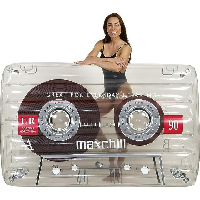Flotador para Piscina LÔTELI Cassette Lounger Transparente para Adultos