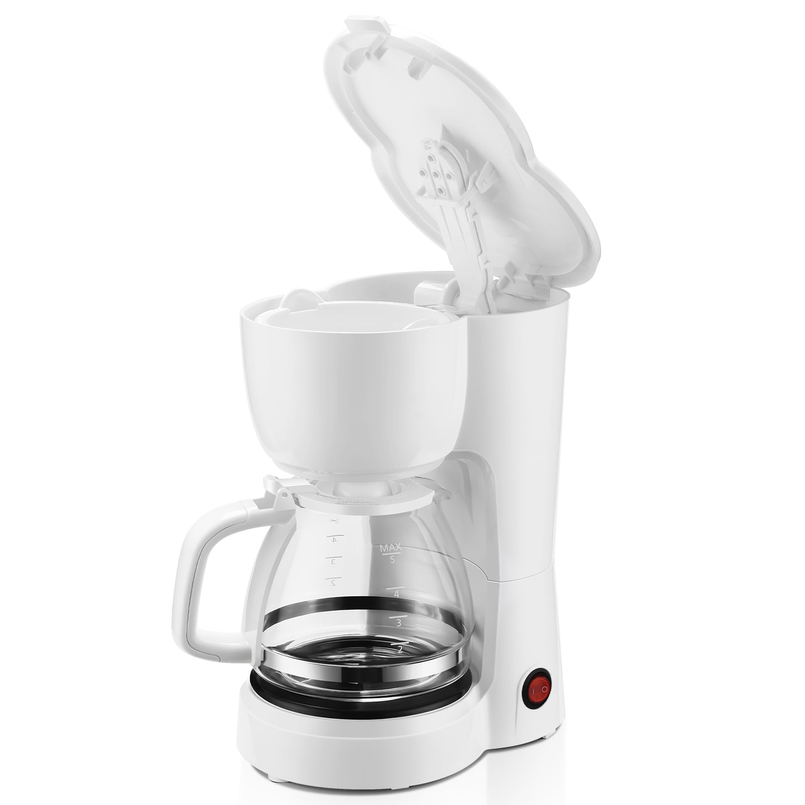 Mainstays White 5-Cup Coffee Maker