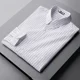 thumbnail image 3 of Camisas para hombre Camisa de rayas para hombre negra Venta de ropa popular coreana Cosas baratas con estilo coreano Asia Xxl Botones I, 3 of 4