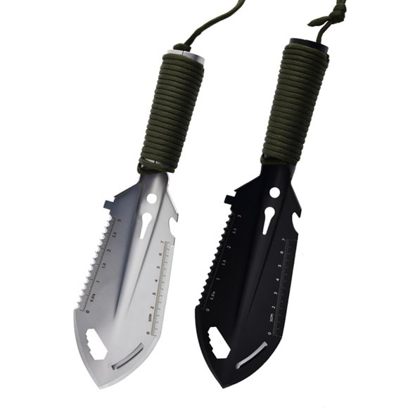 Pelle Multifonctionnelle Équipement de Survie Extérieur Outil de Jardin Pelle pour Camping Randonnée Portable