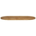 Table top 100x40x2.5 cm oval solid mango wood