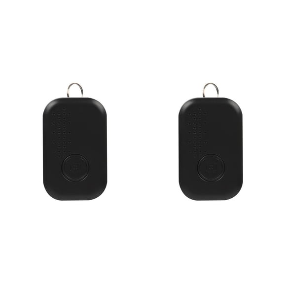 Methold Seguimiento de localizador electrónico anti-perdida compatible con Bluetooth S5 Negro 2piezas