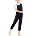 thumbnail image 2 of YM YOUMU Kids Latin Dance Pant Girls Warm Rompers Dancewear for Ballroom Tango Practice, 2 of 4