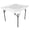 White, variant on Bene Casa Foldable Domino Table with Built-In Drink Holders, 38” x 38”, White