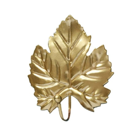 

Clearance Creative Metal Leaf Hook Cloakroom Entrance Key Rack Without Mark And Nail
