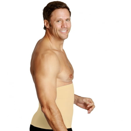 Insta Slim Men's Nude Compression Firming Supportive Posture Belt (XL)