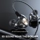 thumbnail image 4 of Gwong Electrónica K1 6D 4-CORE DUAL MOVING MOVE BOEL 3.5mm In-EAR HIFI Auriculares con cable Auriculares deportivos, 4 of 6