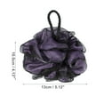 thumbnail image 4 of Unique Bargains 1 Pc Bath Shower Loofah Sponge Body Puffs for Bathroom Shower 4.13"x5.12" Purple, 4 of 6