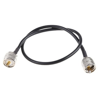 UHF Male to Male PL-259 Connector RF Coaxial Adapter for CB Ham Radio Antenna UHF Male to Male PL-259 Connector RF Coaxial Adapter for CB Ham Radio Antenna
