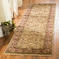 thumbnail image 4 of Safavieh  Oushak Hand-knotted Treasures Wool Heirloom Rug Camel 9' x 12' Latex Free 9' x 12' Indoor, Handmade Living Room, Bedroom, Dining Room, 4 of 5