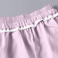 thumbnail image 7 of OGLCCG Girls Wide Leg Capri Pants Kids Bow Side High Waisted Loose Fit Cropped Pants Summer Comfy Lounge Trousers with Pockets 3-16 Years, 7 of 7