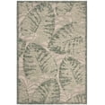 thumbnail image 2 of Safavieh Courtyard Seymor Botanical Indoor/Outdoor Area Rug, Beige/Green, 4' x 5'7", 2 of 13