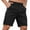 Black, variant on Yievot Men's Golf Dress Shorts 7 Inch Inseam Flat Front Chino Summer Casual Shorts with Pockets